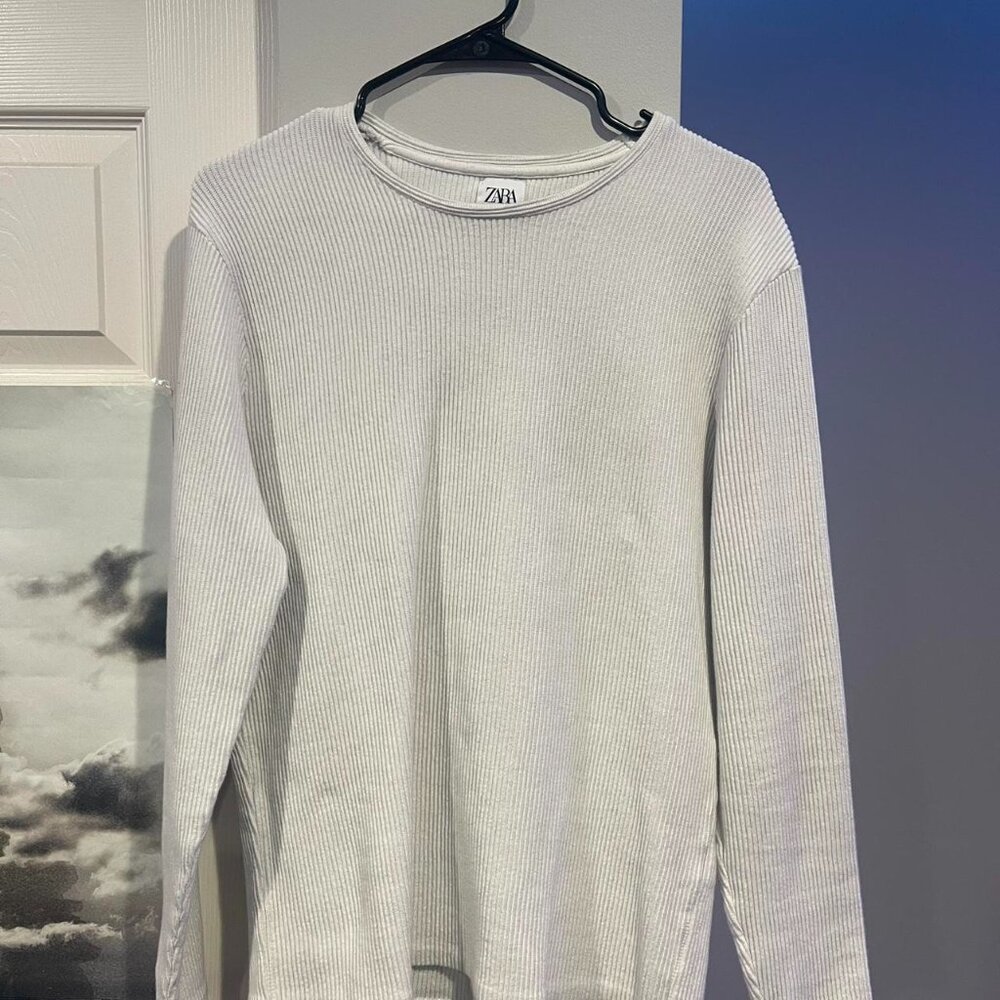 Zara Men's White T-shirt